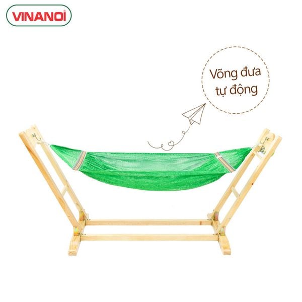 Nôi Em Bé 4in1 VINANOI - VNN301 Gỗ Thông Cao Cấp