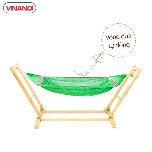 Nôi Em Bé 4in1 VINANOI - VNN301 Gỗ Thông Cao Cấp