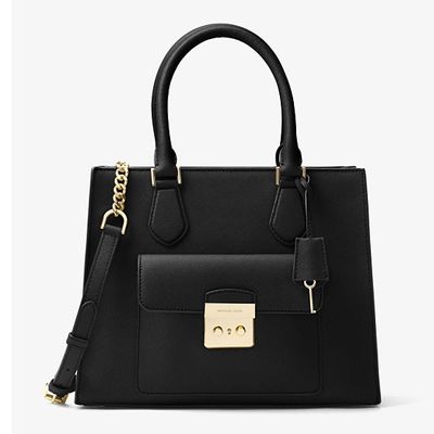 Shop for Túi đeo chéo lớn Michael Kors Kelsey Đen  Shipped from USA