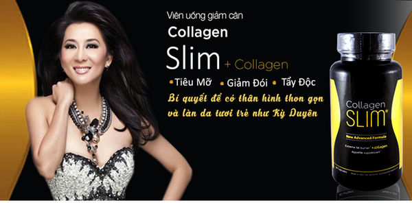  Collagen Slim USA - Viên Giảm Cân Bổ Sung Collagen Của Kỳ Duyên House 