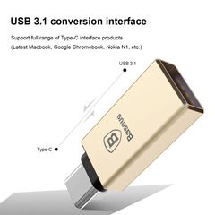 Đầu chuyển Baseus OTG USB Type C sang USB 2.0 Full size