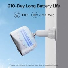 Camera Quan Sát Baseus Security N1 Outdoor Camera 2K 2-Cam Kit (IP67, Up to 210 Day, 7800mAh)