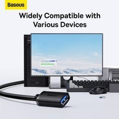 Cáp Nối Dài USB3.0 Baseus AirJoy Series Extension Cable (USB3.0 Male to USB3.0 Female)