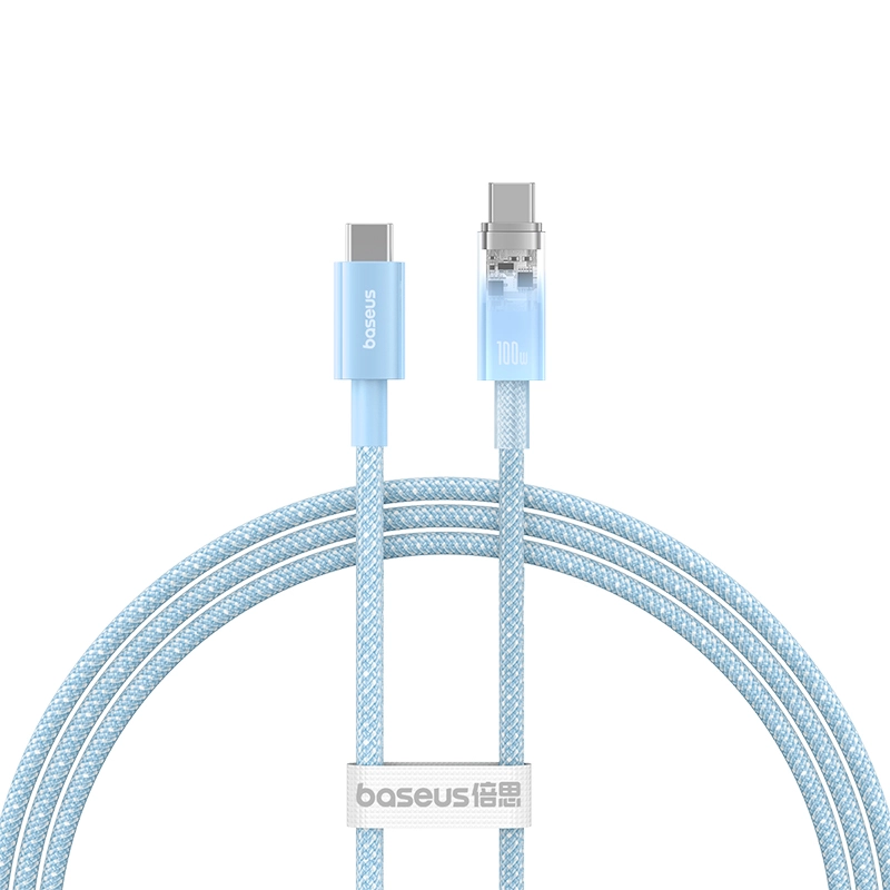 Cáp sạc nhanh Baseus Explorer Series 2 – Type-C to Type-C 100W, tự ngắt, kiểm soát nhiệt, dùng cho MacBook, laptop, điện thoại