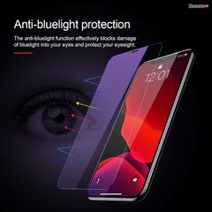 Kính cường lực siêu mỏng, 5 lớp chống trầy dùng cho iPhone 11 Series Baseus Shappire Coating Tempered Glass Film (0.15mm, Bộ 2 miếng, Full-glass)