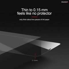 Kính cường lực siêu mỏng, 5 lớp chống trầy dùng cho iPhone 11 Series Baseus Shappire Coating Tempered Glass Film (0.15mm, Bộ 2 miếng, Full-glass)