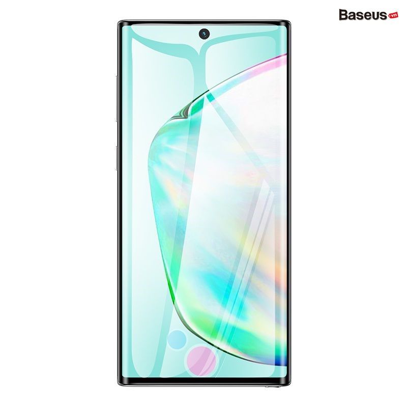 Bộ 2 miếng Film dán chống trầy Full màn hình cho Note 10/10 Plus Baseus 0.15mm Full-screen Curved Anti-explosion (2 Pcs/set, Soft screen protector)