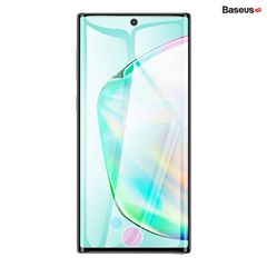 Bộ 2 miếng Film dán chống trầy Full màn hình cho Note 10/10 Plus Baseus 0.15mm Full-screen Curved Anti-explosion (2 Pcs/set, Soft screen protector)