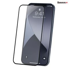 Kính cường lực Baseus 0.23mm iPhone 12 – Full viền, chống bể mép, mép dẻo PET, bộ 2 miếng, bền chắc