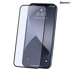 Kính cường lực Baseus 0.23mm iPhone 12 – Full viền, chống bể mép, mép dẻo PET, bộ 2 miếng, bền chắc
