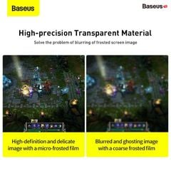 Kính cường lực nhám Baseus iPhone 12 – 0.25mm, chống vân tay, full viền, bộ 2 miếng, chống bám cực tốt
