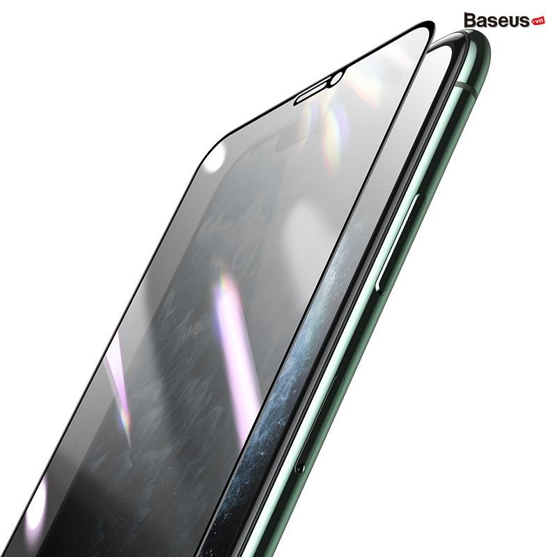 Cường lực Composite 9 lớp siêu bền Baseus 0.25mm Full-screen Curved Composite Film cho iPhone (chống nứt bể mép)