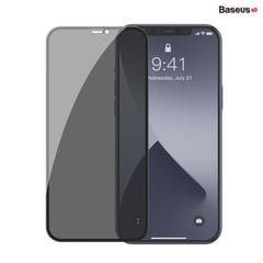 Kính cường lực 3D tràn viền dùng cho iPhone 12 Series Baseus full-Screen Curved Tempered Glass (Bộ 2 miếng, 0.3mm, Full Coverage Screen protector)