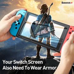 Kính cường lực Baseus 0.3mm All Glass Tempered Film dùng cho Nintendo Switch (bộ 2 miếng)