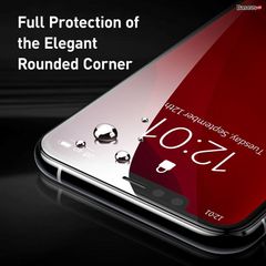 Kính cường lực 3D, 5 lớp chống trầy dùng cho iPhone 11/Pro/Pro Max Baseus Full-Screen and Full-glass Tempered Glass (0.3mm, full kính, full viền, Bộ 2 cái + Khung cố định hỗ trợ dán)