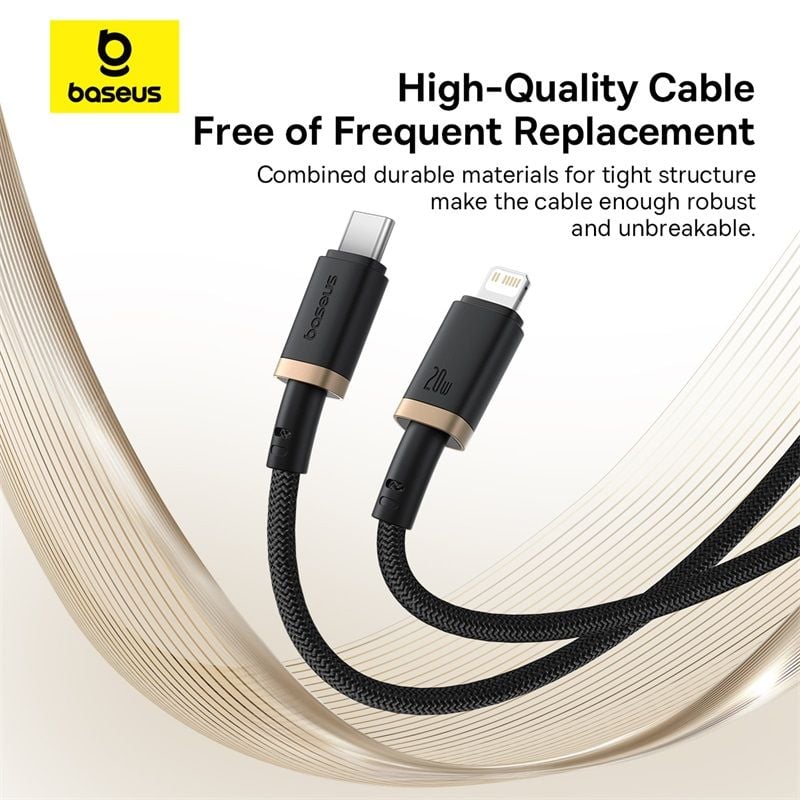 Cáp Sạc Nhanh Baseus Dura Series C to Lightning 20W (480Mbps)
