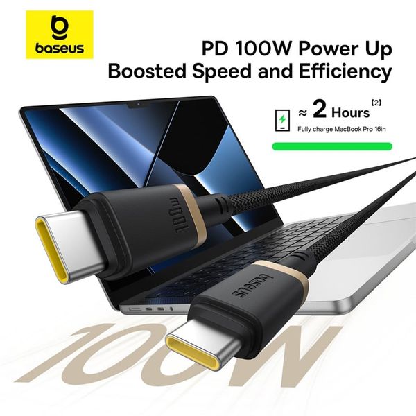 Cáp Sạc Nhanh Baseus Dura Series C to C 100W (20V/5A, 480Mbps)