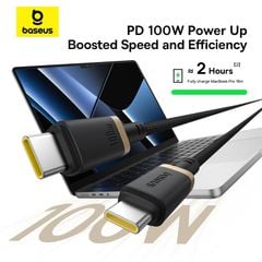 Cáp Sạc Nhanh Baseus Dura Series C to C 100W (20V/5A, 480Mbps)
