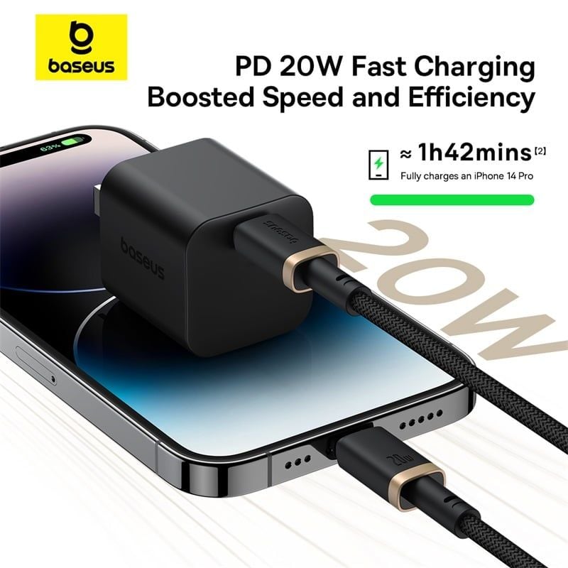 Cáp Sạc Nhanh Baseus Dura Series C to Lightning 20W (480Mbps)