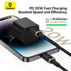 Cáp Sạc Nhanh Baseus Dura Series C to Lightning 20W (480Mbps)