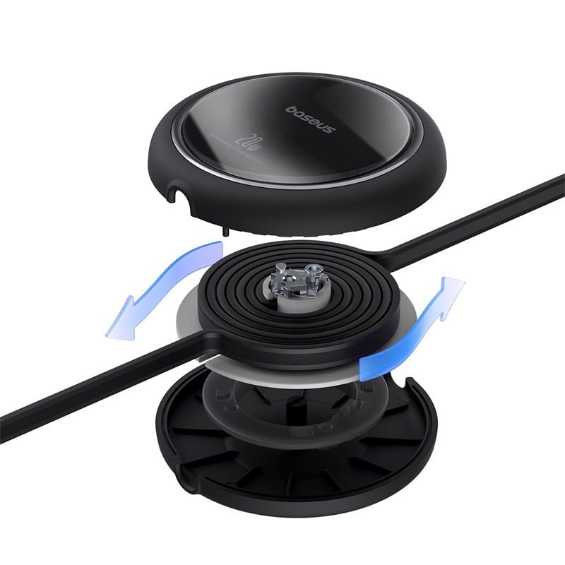 Cáp Sạc Nhanh C to Lightning Rút Gọn Baseus Free2Pull Mini 20W (480Mbps)