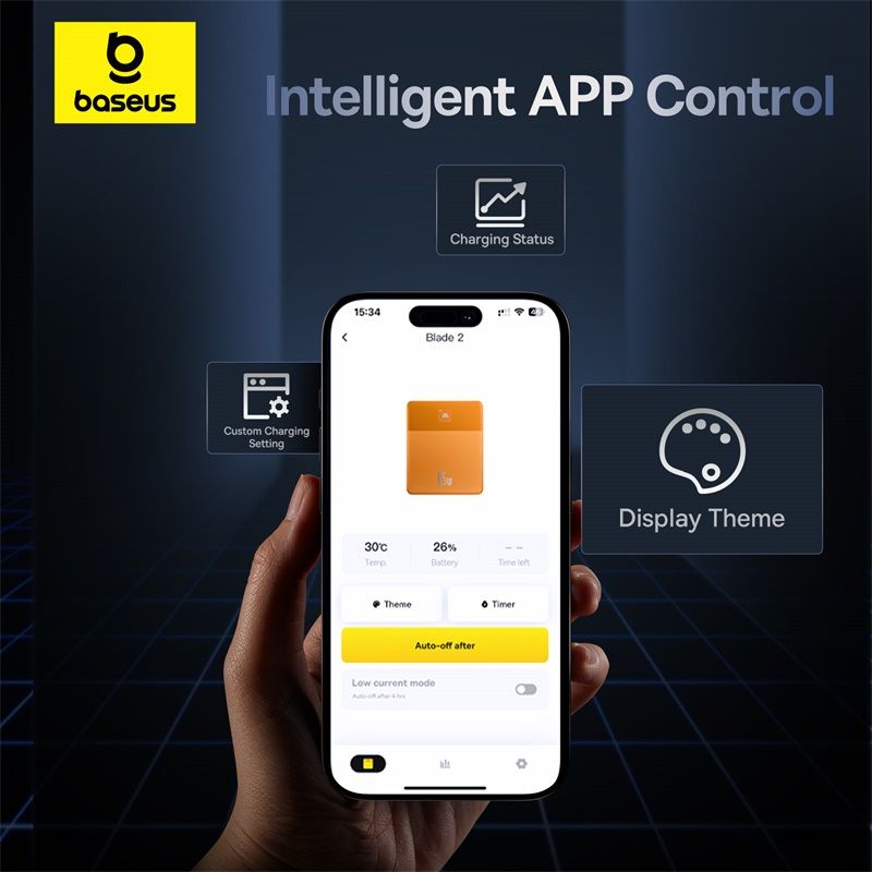 Pin Sạc Dự Phòng Baseus Blade2 Fast-Charging Power Bank with Digital Display Intelligent Edition 12000mAh 65W