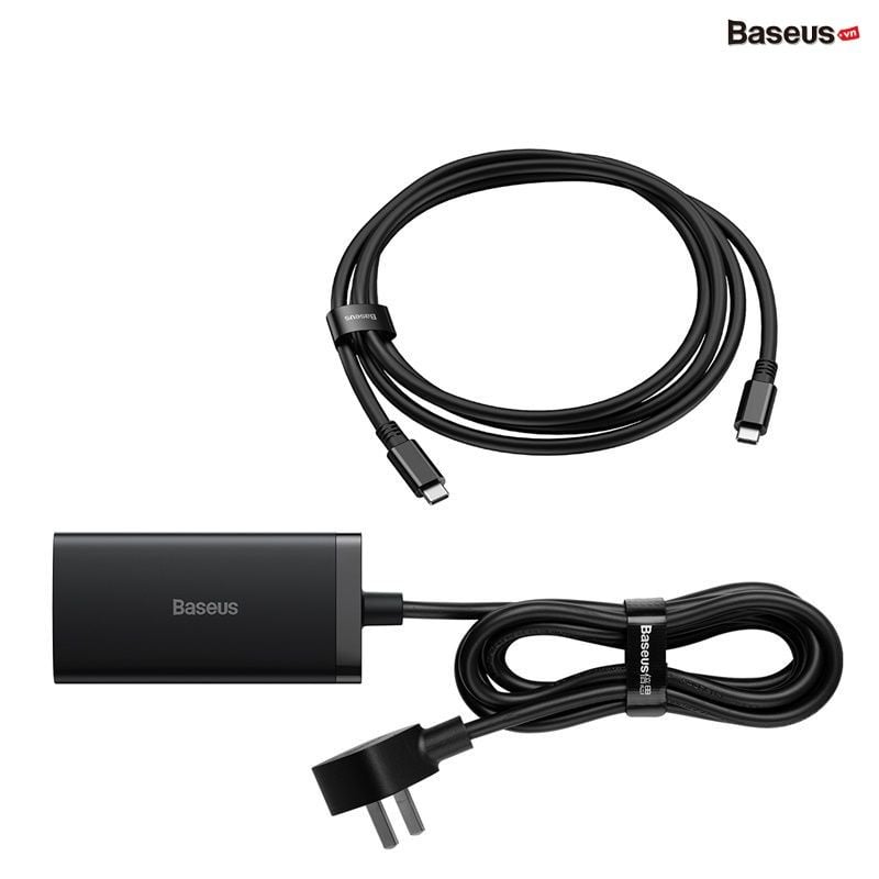 Củ Sạc Nhanh Kiêm Hub Mở Rộng Đa Năng 2 in 1 Baseus GaN5 Pro Desktop Fast Charger 1U+2C+HDMI 67W (HDMI, Type C*2, USB*2 PD/QC/SCP/FCP/AFC/PPS Quick Charger)