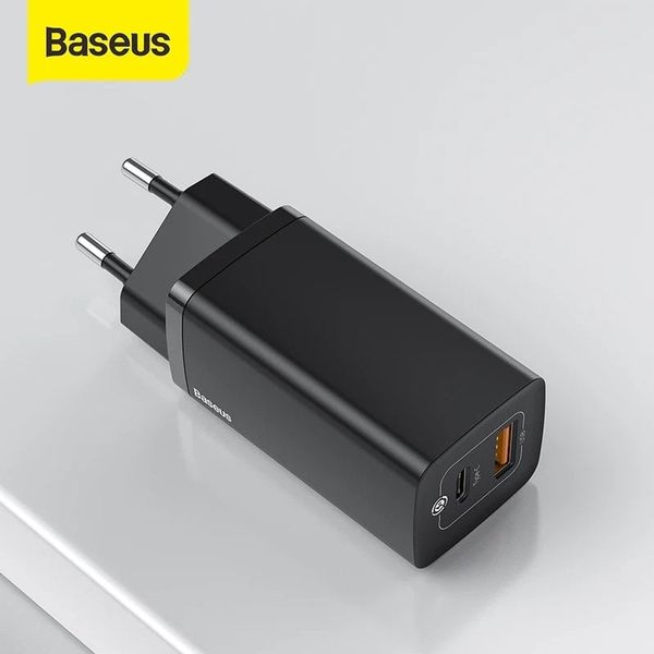Cốc sạc siêu nhanh, nhỏ gọn Baseus GaN2 Lite Quick Charger 65W (Type C+ USB Port, PD3.0/PPS/QC4.0/SCP/FCP Multi Quick Charge Protocol, GaN2 Technology)