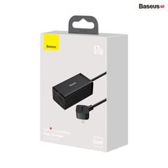 Củ Sạc Nhanh Kiêm Hub Mở Rộng Đa Năng 2 in 1 Baseus GaN5 Pro Desktop Fast Charger 1U+2C+HDMI 67W (HDMI, Type C*2, USB*2 PD/QC/SCP/FCP/AFC/PPS Quick Charger)