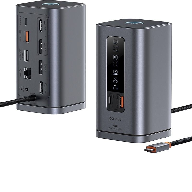 Hub Mở Rộng Đa Năng Baseus Spacemate Series 11-in-1 Docking Station WIN Version ( xuất 3 màn hình mở rộng MST cho Windows )