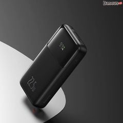 Pin sạc dự phòng Baseus Comet – 10000/20000mAh, 22.5W, tích hợp 2 cáp sạc nhanh (Lightning & Type-C), màn hình LED hiển thị