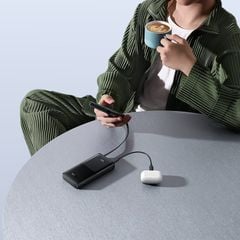 Pin Dự Phòng Baseus Bipow 2 Digital Display With Built-in USB-C Cable 10000mAh/20000mah 20W