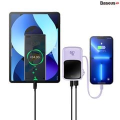 Pin Dự Phòng Sạc Nhanh Baseus Qpow Pro Digital Display Fast Charge Power Bank 10,000mAh Cho IPhone, Type-C