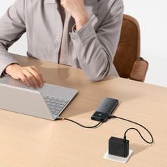 Hub Mở Rộng Kết Nối Baseus Metal Gleam Series II 10-in-1 (1*HDMI4K@120Hz+1*HDMI4K@60Hz+1*RJ45 GbE, 1*SD/TF, 1*PD, 1*Type-C 3.2Gen1 10Gbps, 2*USB2.0, 1*USB3.0)
