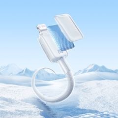 Cáp Sạc Nhanh C to Lightning Baseus Crystal-Clear 20W (480Mbps, Dual-Layer Protection)