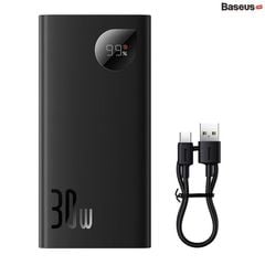 Pin Sạc Dự Phòng Sạc Nhanh Baseus Adaman2 Digital Display Fast Charge Power Bank 10000mAh 30W (Adaman Gen2, PD/QC/SCP/FCP/AFC Multi Quick Charge Support)