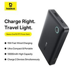 Pin Dự Phòng Baseus EnerFill FP11 10000mAh 15W (Dual-Port)