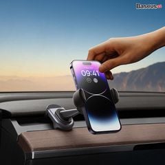 Giá Đỡ Điện Thoại Baseus T-Space Solar Electric Car Mount Cảm Biến Tự Đóng Mở (Solar charging, Auto clamping)