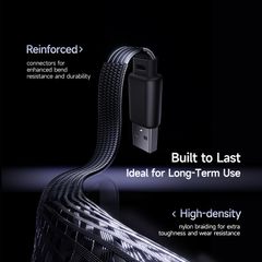 Cáp Sạc Nhanh USB to Lightning Baseus MVP 3 2.4A (480Mbps, 90° Elbow Design)