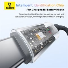 Cáp Sạc Nhanh USB to Type-C Baseus Discolor Series 100W (480Mbps)