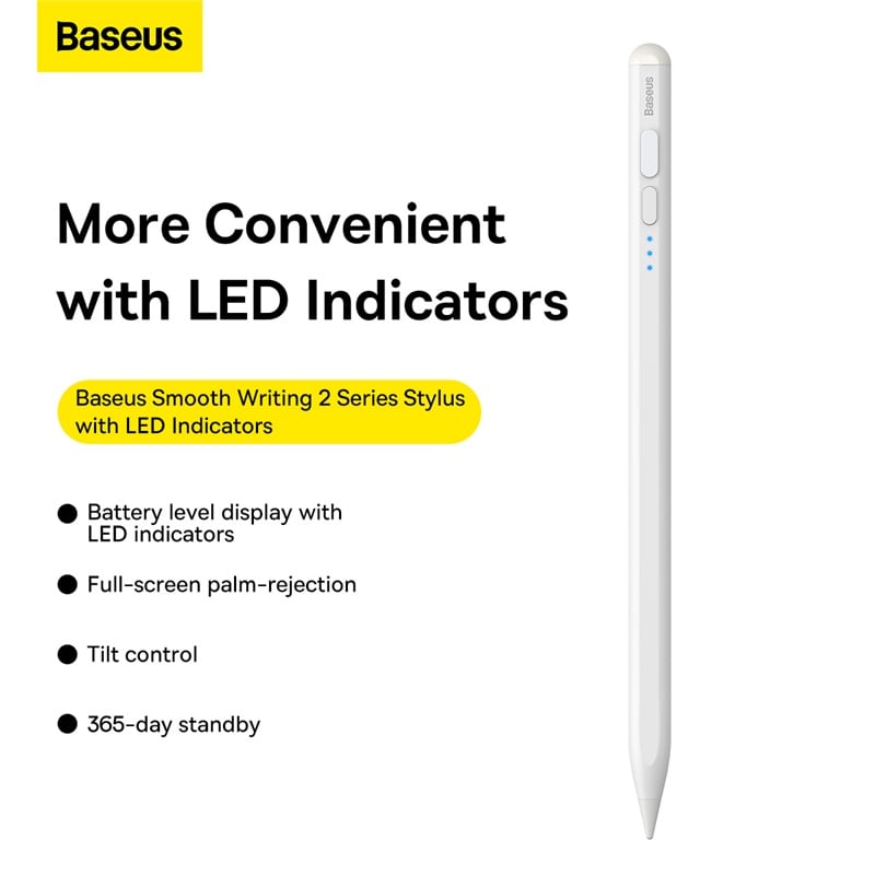 Bút Cảm Ứng Baseus Pencil 2 Smooth Writing Wireless Charging Stylus