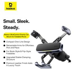 Giá Đỡ Điện Thoại Kẹp Cho Ô Tô Baseus UltraControl Gravity (For Foldable & Non-Foldable Phone)