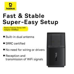 USB Wifi tốc độ cao Baseus FastJoy Series WiFi Adapter (Ăngten Trong)