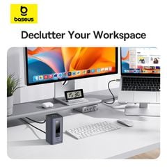 Hub Mở Rộng Đa Năng Baseus Spacemate Series 10-in-1 MAC Version ( xuất 2 màn hình mở rộng MST cho MAC OS)