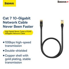 Cáp Mạng 2 Đầu LAN Baseus High Speed 7 types of RJ45 10Gigabit network cable (round cable)