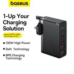 Củ Sạc Nhanh Baseus GaN5 Pro Fast Charger 2C+2U 100W