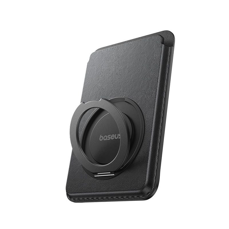 Giá Đỡ Ví Từ Tính 2-in-1 Baseus MagPro 3 (2-in-1 Wallet & Stand, RFID Blocking, Adjustable for Hands-Free Viewing, 11N Strong Magnetic Attachment, Holds Up to 3 Cards, Built-in 360° Rotating Stand)