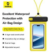 Túi Chống Nước Điện Thoại Baseus DeepDive Series Clip-on Air-Bag Waterproof Phone Pouch