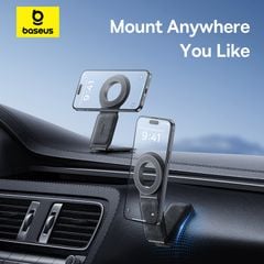 Giá Đỡ Điện Thoại Vòng Từ Tính Baseus PrimeTrip Series C02 Mega (Để Bản + Táp Lô, 360°)