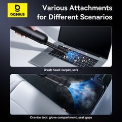 Máy Hút Bụi Cầm Tay Baseus A0 Pro Car Vacuum Cleaner (30W, 4000Pa, 2000mAh)